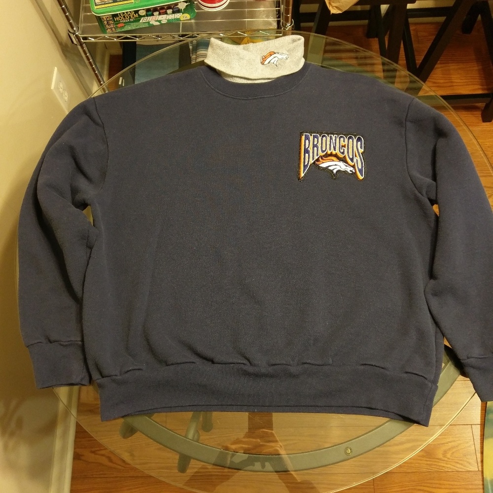 Vintage Denver Broncos Majestic USA Made Sweater
